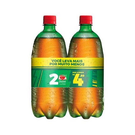 Kit Refrigerante Guaraná Antarctica Garrafa com 2un - 2lt