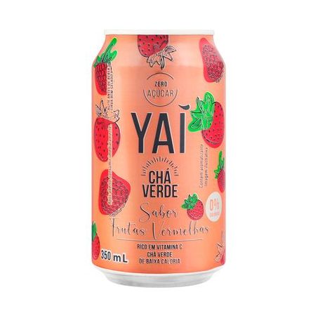 Cha verde yai frutas vermelhas s/a 350ml