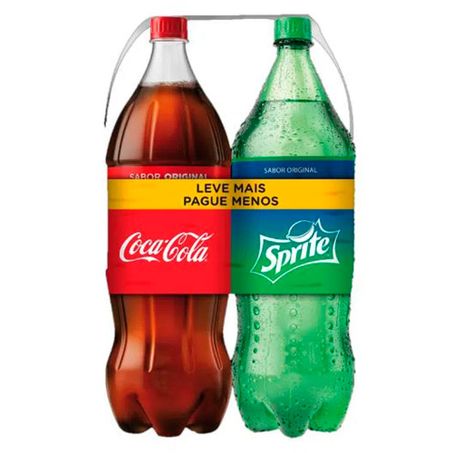 KIT REFRIGERANTE COCA COLA + SPRITE 2LT