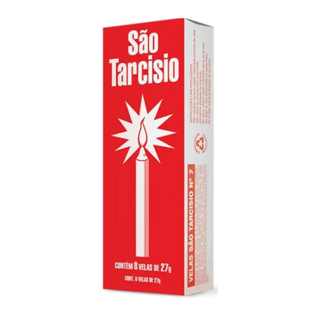 VELA SAO TARCISIO Nº7 8X27G AMARELA
