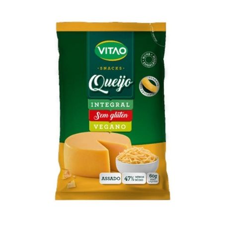 Salgadinho queijo snacks integral vitao 60g