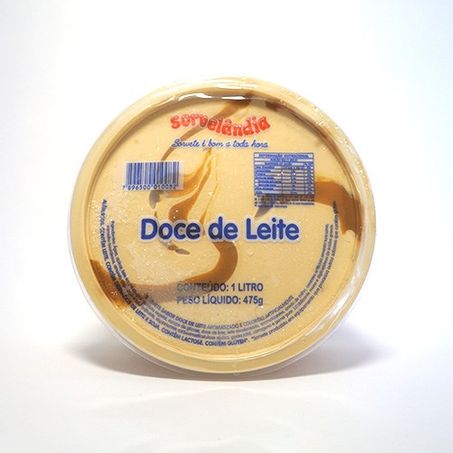 SORVETE SORVELANDIA DOCE LEITE 1L