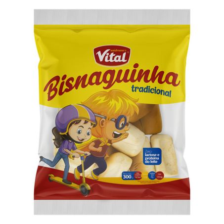 Pão bisnaguinha tradicional zero lactose vital
