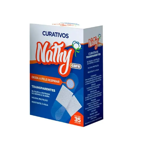 CURATIVO NATHY TRANSPARENTE CX 35UN