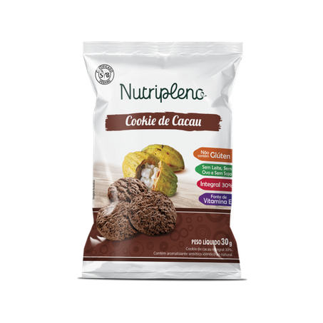 COOKIE INT CACAU 30G -NUTRIPLENO