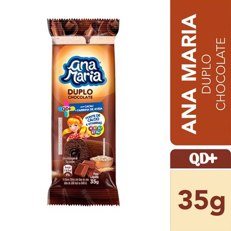 Bolinho duplo chocolate ana maria qd+