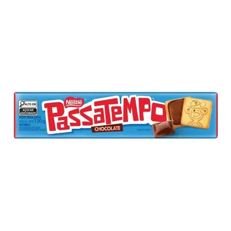 BISCOITO RECH CHOCO PASSATEMPO NESTLE 130G 10% GTS