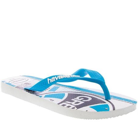 SANDALIA HAVAIANAS 37/38 TOP TIMES GREMIO BRANCO   360-3