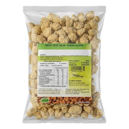 PROTEINA TEXTURIZADA DE SOJA MEDIA CLARA 250G