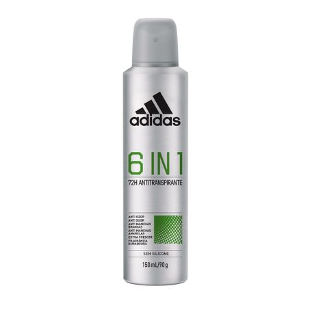 DESODORANTE AEROSOL ADIDAS 150ML MASCULINO 6 IN 1