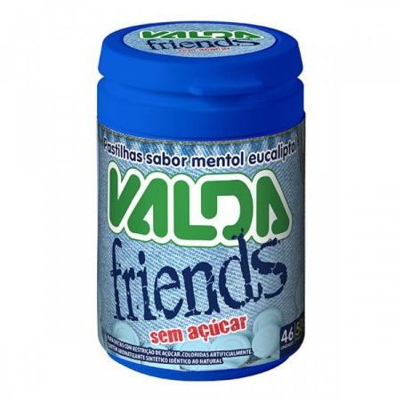 Pastilhas Valda 50g Friends Pote S/Açucar Menta