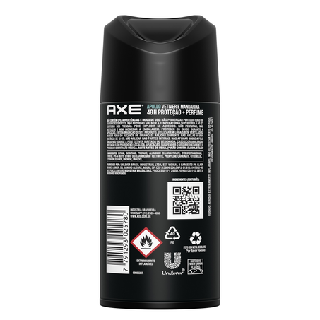 Antitranspirante Aerosol AXE Apollo 150 ml 360-2