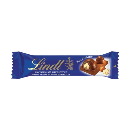 CHOCOLATE LINDT NOCCIOLATT AO LEITE C/ AVELA 35G