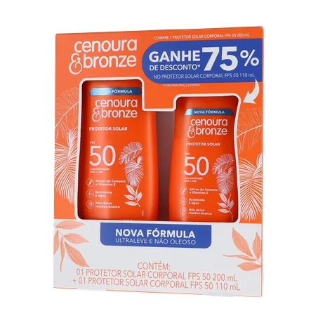 Protetor solar corporal cenoura e bronze 360-1