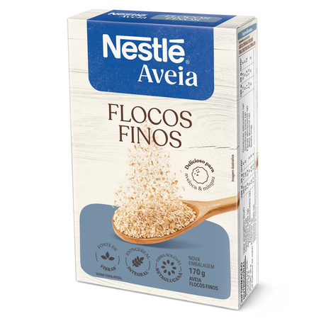 Aveia Integral Nestle Flocos Finos Caixa 170G