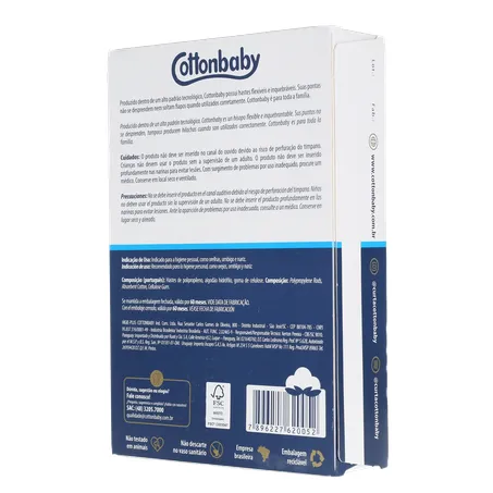 HASTE FLEXÍVEL COTTONBABY CX 150UN 360-22