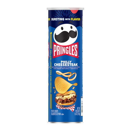 Pringles philly cheesesteak 158g*.