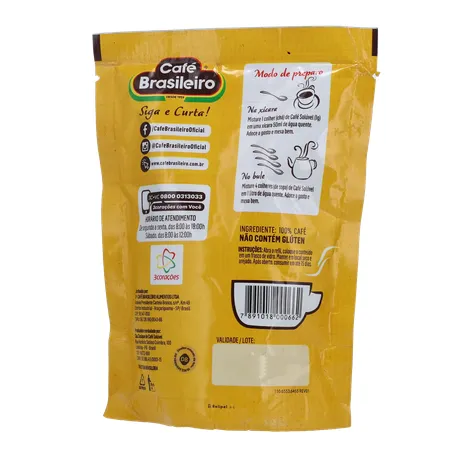 Café brasileiro solúvel sachê 50g 360-19