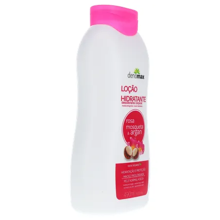 Loção hidratante denomax rosa mosqueta argan 470g 360-31