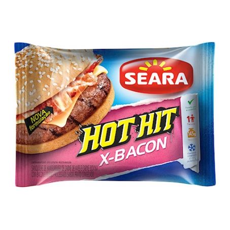 Lanche seara hot hit bacon 145 g