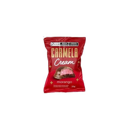 Biscoito carmela morango 25g