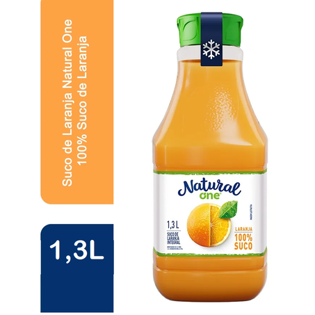 SUCO NATURAL ONE 100% LARANJA 1,3L REFRIGERADO 360-1