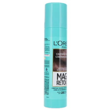 Retoque de Raíz L'Oréal Paris Castanho Escuro Frasco Spray 75ml 360-31