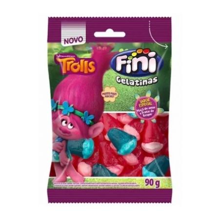 BALA DE GELATINA FINI TROLLS 100G