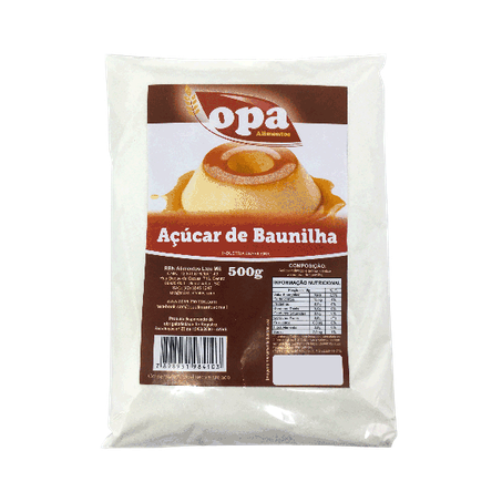 Açúcar baunilha opa 500g