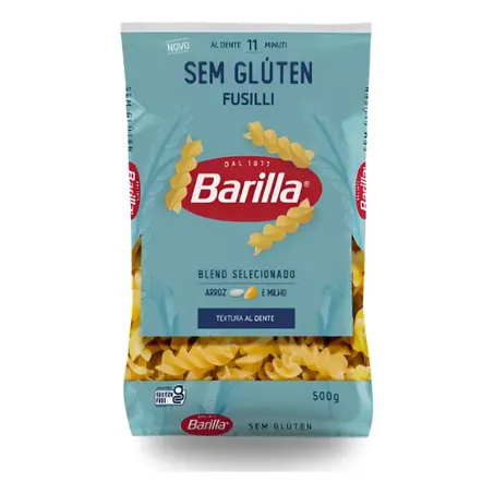 Macarrao Barilla 500g Sem Gluten Fusilli