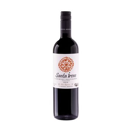 Vinho Argentino Tinto Seco Orgânico Santa Irene Cabernet Sauvignon Mendoza Garrafa 750ML