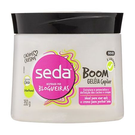 GELEIA CAPILAR SEDA BOOM COCO+PANTENOL 350ML