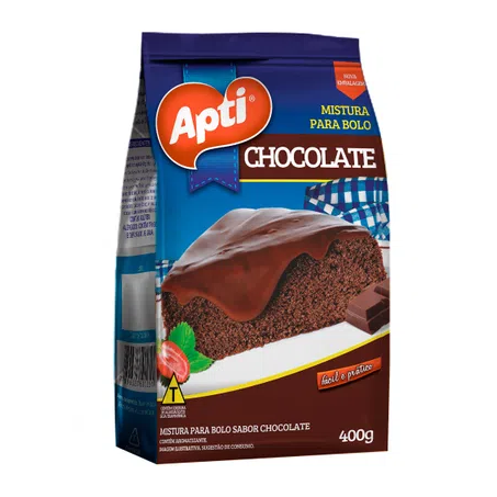 Mistura p/bolo apti chocolate 400g
