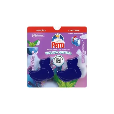 Detergente sanit.pato cx.acopl.violeta c/2 52g