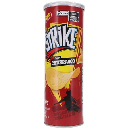 SALGADINHO BATATA STRIKE CHURRASCO POTE 90G 360-2