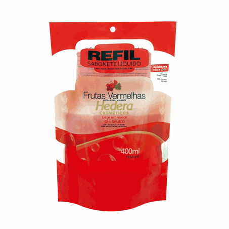 Sabonete líquido hedera rosas e pitaya refil 370ml