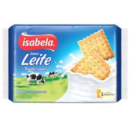 Biscoito 350g isabela leite