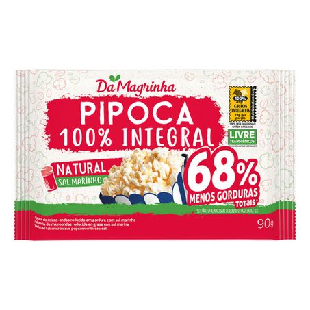 Pipoca para Micro-Ondas Natural Da Magrinha