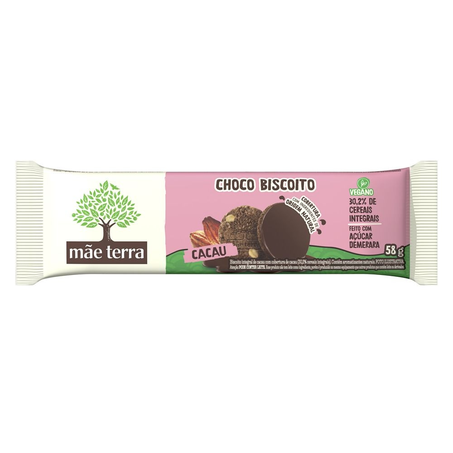 Choco Biscoito Mãe Terra Cacau 58g 360-5