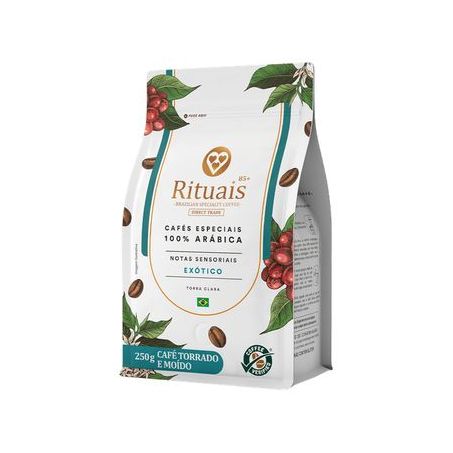 CAFE TORRADO MOIDO RITUAIS EXOTICOS 3CORACOES 250G