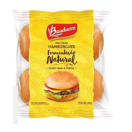 Pão para hambúrguer bauducco 200g