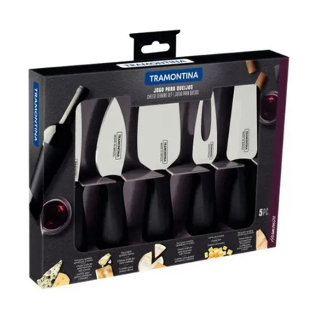 JG.P/QUEIJOS TRAMONTINA 5PCS INOX ARMONIZA