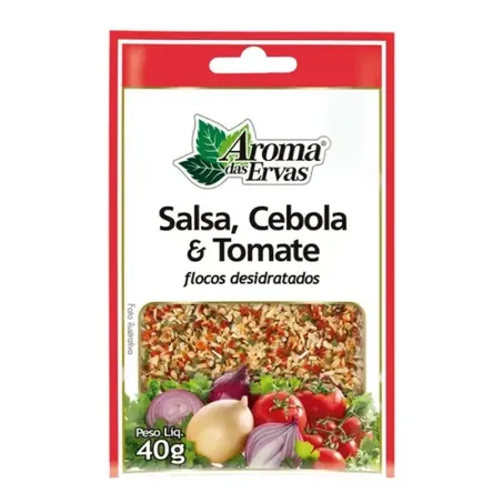 MIX AROMA DAS ERVAS 40G CEBOLA, TOMATE E SALSA