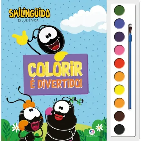 Livro Ciranda Cultural Smilinguido Colorir Divertido