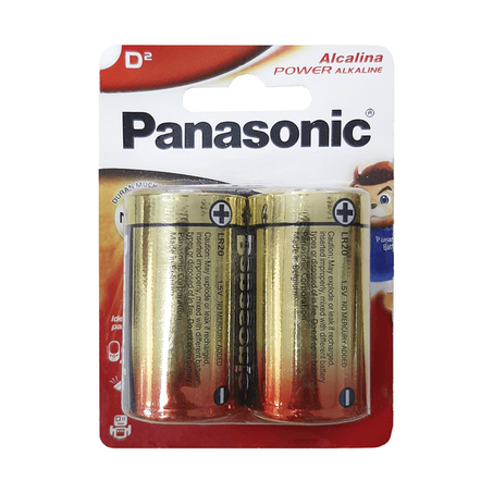 Pilha panasonic power grande com 2 unidades