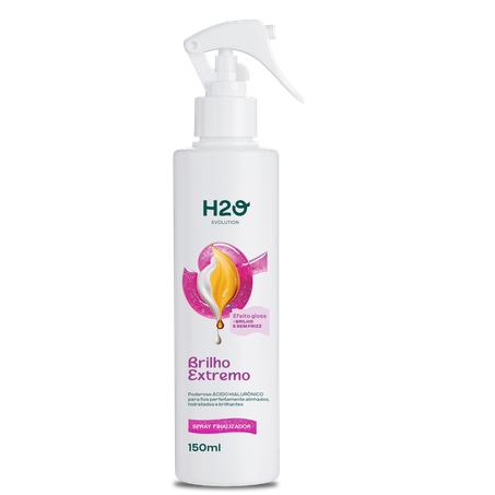 Finalizador Capilar H2o 150ml Spray Brilho Extremo