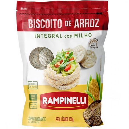 BISC. ARROZ RAMPINELLI C/ MILHO 150G