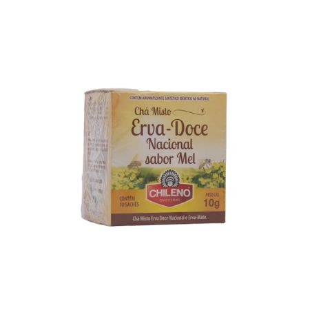 Chá Chileno Erva-Doce-Nacional e Mel Caixa com 10un - 10gr 360-57