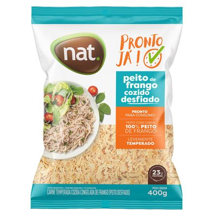 Peito de frango desfiado nat 400 gr