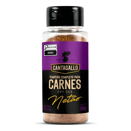Tempero Dry Rub Carnes Cantagallo 110g